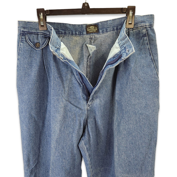 Lee Casual Denim Jeans Women 18 Vintage Plus Size Bareback High Rise Mom Tapered - Picture 5 of 9